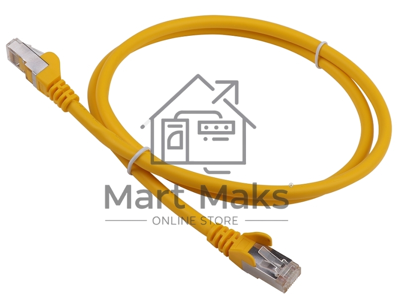 Патч-корд LANMASTER LSZH FTP кат.6A, 3.0 м, желтый