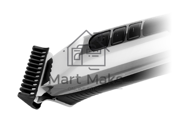 Машинка для стрижки Centek CT-2105 (черный/серебристый) 3 Вт, LED, LiIon1200, USB зарядка, 6 насадок