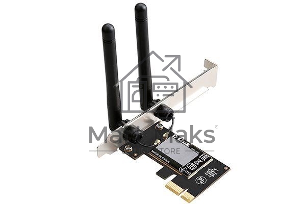 Сетевой адаптер WiFi D-Link DWA-548 DWA-548/10/C1A N300 PCI Express (ант.внеш.несъем.) 2ант.
