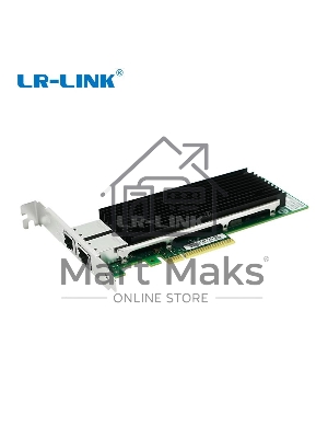 Сетевая карта LR-Link 2 порта 10/100/1000/10G Base-T на чипе Intel X540, LREC9802BT