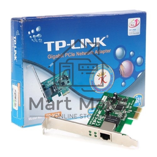 Сетевая карта TP-Link TG-3468 SOHO 32bit Gigabit PCIe, Realtek RTL8168B chipset