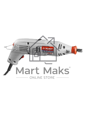 Прямошлифовальная машина (гравер) Зубр Гравер ЗГ-130ЭК H172 электрический с набором мини-насадок в кейсе, 172 предмета