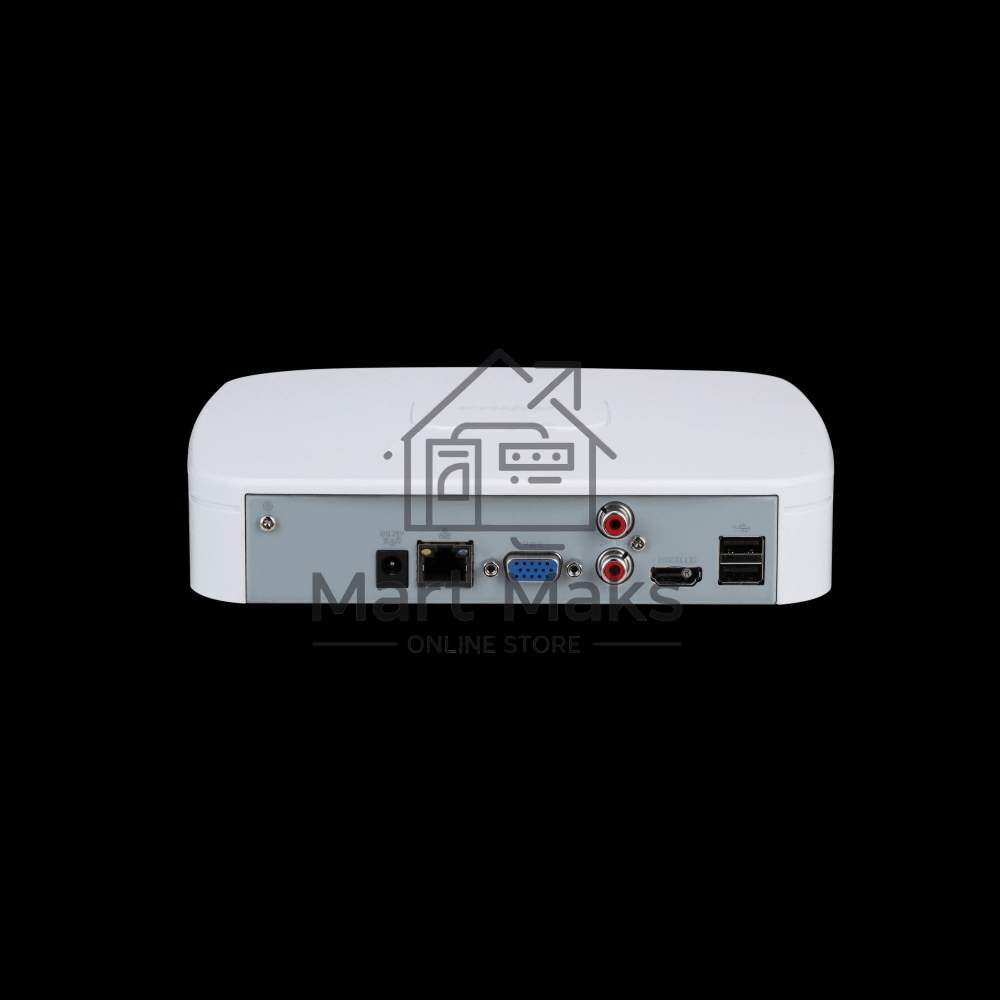 Видеорегистратор Dahua DHI-NVR2104-I2 4-канальный IP-видеорегистратор 4K и H.265+, ИИ