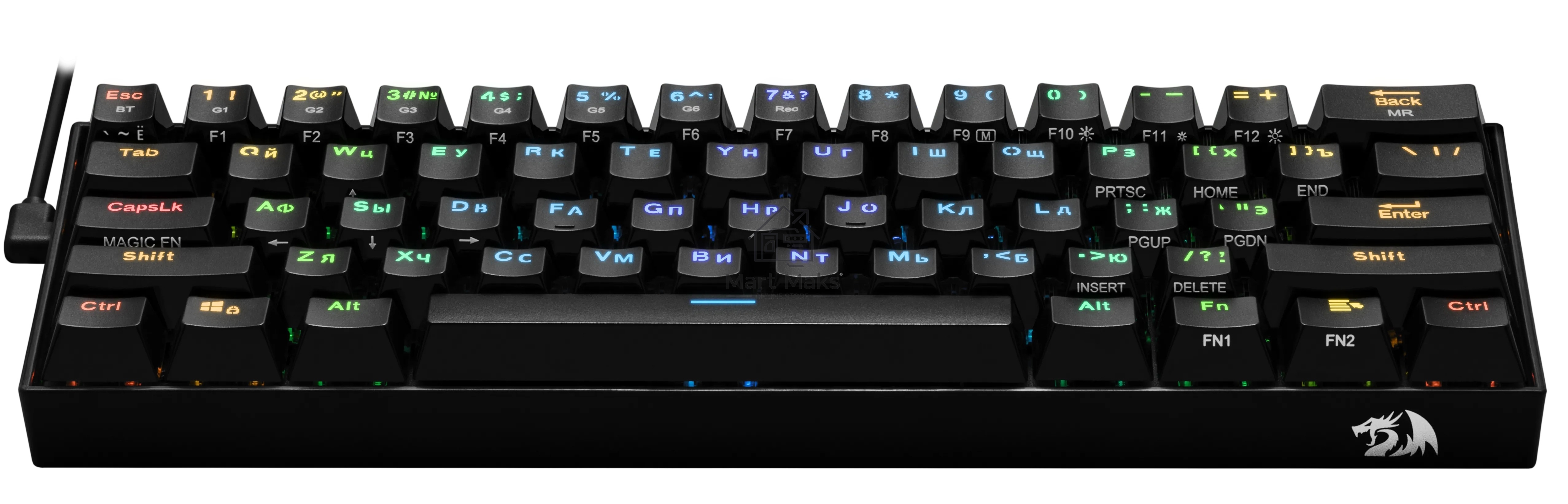 Беспроводная клавиатура Defender DRACONIC RU 77696