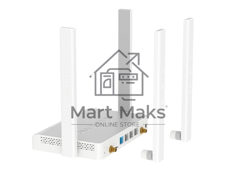 Интернет-центр Keenetic KN-4910 с модемом 4G, Mesh Wi-Fi 5 AC1200 и 4-портовым Smart-коммутатором
