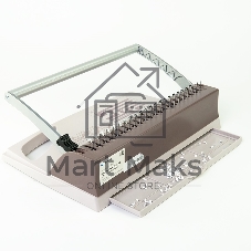 Переплетчик Heleos БП9п коричневый (БП9ПК) A4/перф.9л.сшив/макс.150л./пластик.пруж. (6-19мм)