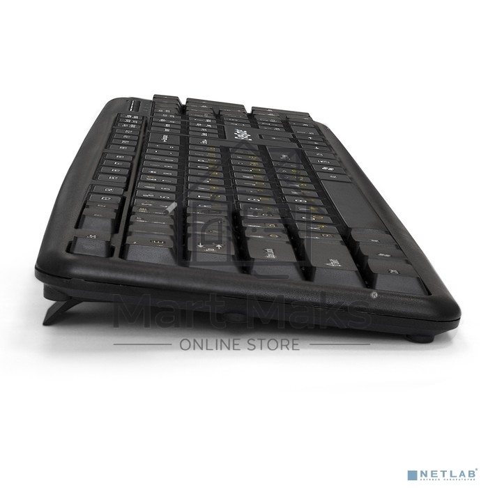 Комплект ExeGate EX287139RUS Professional Standard Combo MK120-OEM (клавиатура влагозащищенная 104кл. + мышь оптическая 1000dpi, 3 кнопки и колесо прокрутки; USB, длина кабелей 1.3м, черный, ОЕМ)