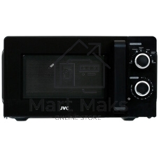 Микроволновая печь JVC JK-MW130M черный, 20 л, 700 Вт, переключатели - поворотный механизм