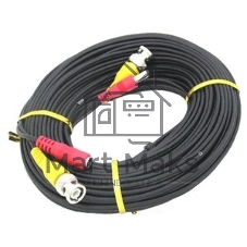 Кабель комбинированный BNC+DC-BNC+DC L=30m 