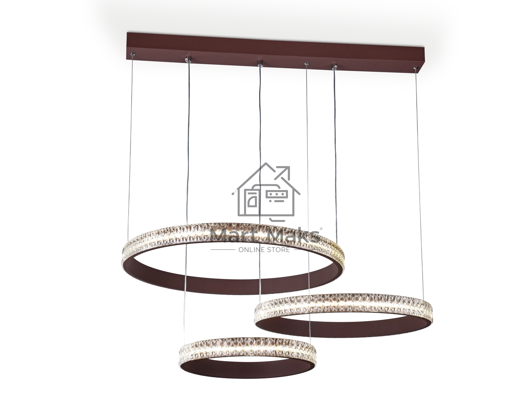 Светильник Ambrella light FA6162 CF кофе 99W 720*500*900 (ПДУ РАДИО 2.4)