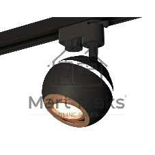 Светильник Ambrella light XT1102024 SBK/PPG черный песок/золото розовое полированное MR16 GU5.3 LED 3W 4200K