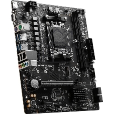 Материнская плата PRO B650M-E, AM5, AMD B650, 2xDDR5, 4xSATA, 1xM.2, 1xPCIe 4.0 x16, 1xPCIe 3.0 x1, 1xHDMI, 1xVGA, 1x1Gb LAN, Wi-Fi 6E, Bluetooth 5.3, 4xUSB-A 5Gbps, 6xUSB-A 2.0, 3x3.5 мм, 7.1, mATX