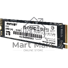 Накопитель SSD Patriot P320 2Tb, M.2 2280, NVMe, R/W 3000MB/2200Mb/s