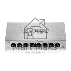 Коммутатор ZyXEL GS1200-8V3-EU0101F, 8×LAN, управляемый