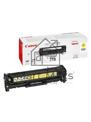 Картридж лазерный Canon Cartridge 718Y (2659B002) желтый (2900 стр.) для Canon LBP7200/MF8330/8350