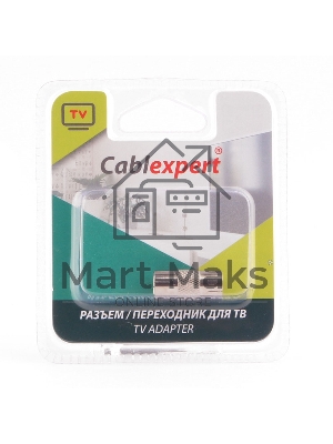 Переходник Cablexpert APL-TVFTVF-01, TV (мама) / TV (мама), блистер
