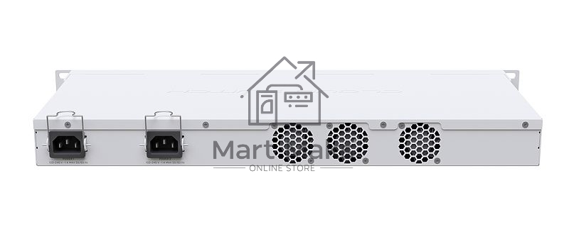 Коммутатор в стойку MikroTik CRS326-24S+2Q+RM, 24х SFP+, 2x QSFP+