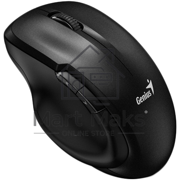Мышь беспроводная Genius Ergo 8200S черный, 1200 dpi, радиоканал, USB, кнопки - 5