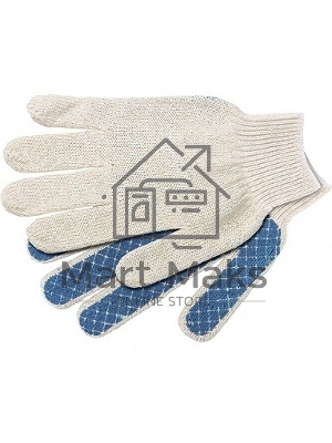 Перчатки трикотажные, ПВХ-покрытие 