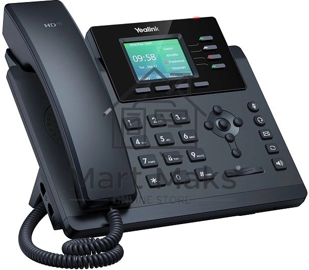 Настольный IP-телефон YEALINK SIP-T34W, 4 аккаунта, Wi-Fi, USB, 2.4