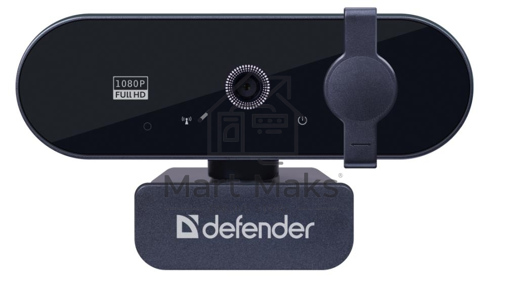 Камера-Web Defender G-lens 2580 черный (2МП, FullHD 1080p, MIC, 86,1°)