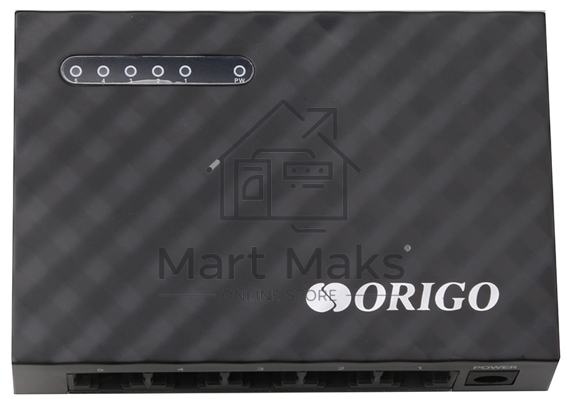 Неуправляемый коммутатор ORIGO OS2105/A1A 5x1000Base-T, корпус пластик