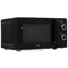 Микроволновая печь JVC JK-MW130M черный, 20 л, 700 Вт, переключатели - поворотный механизм