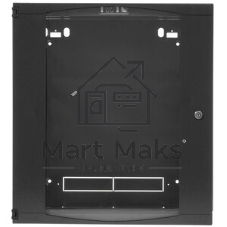 Шкаф настенный Lanmaster Next TWT-CBWNG-12U-6X4-BK 12U 550x450 мм пер. дв. стекл съемные бок. пан. 60 кг черный