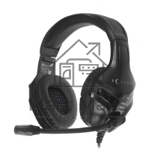 Гарнитура Oklick HS-L370G чёрный, проводная, 3.5 мм