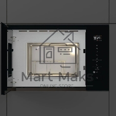 Встраиваемая микроволновая печь Gorenje BM201SG3DBG черный, 20 л, 800 Вт, переключатели - сенсор, поворотный механизм