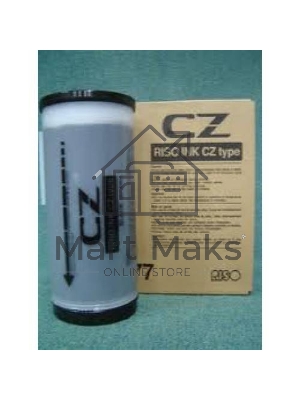 Краска RISO S-4877E для серии CZ 800 мл (o), черный (КРАТНО ДВУМ ШТУКАМ!!!)