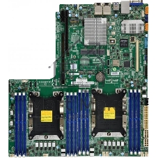 Материнская плата SuperMicro MBD-X11DDW-NT-B 12.3' x 13.4'  LGA 3647  Up to 1.5TB 3DS ECC RDIMM  ntel® C622 controller for 14 SATA3  6 USB 3.0 ports (4 rear + 2 headers) Type A  1 VGA port