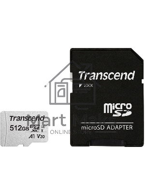 Флеш карта 512Gb microSD w/adapter UHS-I U3 A1