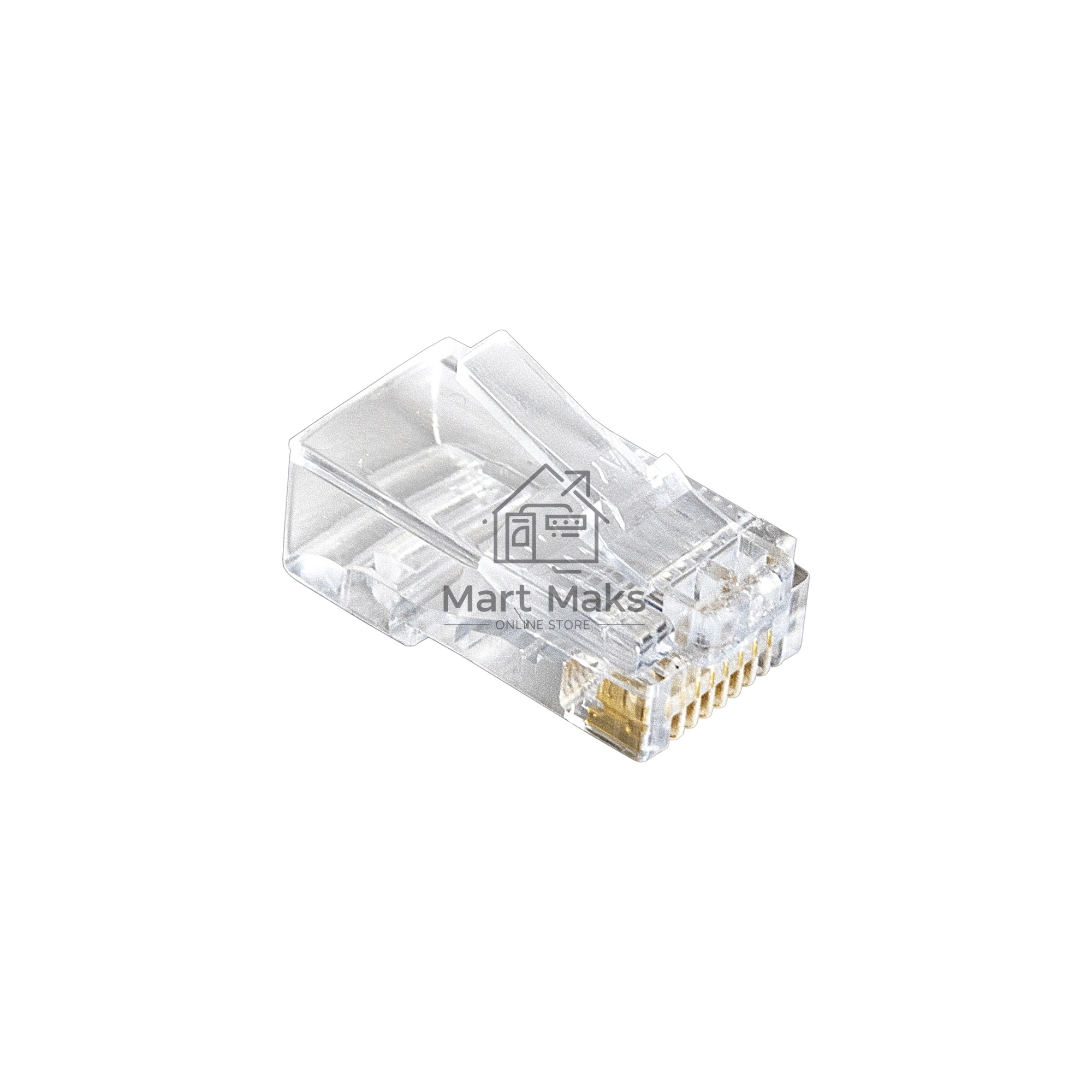 Коннектор RJ-45 Exegate EX283691RUS Кат.6 (8P8C) под одножильный кабель (100шт)
