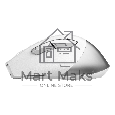 Мышь беспроводная A4Tech Fstyler FG35 серебристый/белый, 2000 dpi, радиоканал, USB, кнопки - 6