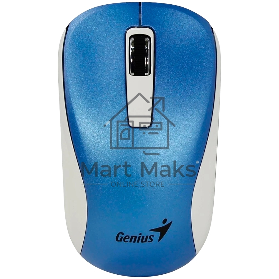 Мышь беспроводная Genius NX-7010 синий, 1200 dpi, радиоканал, USB, кнопки - 3