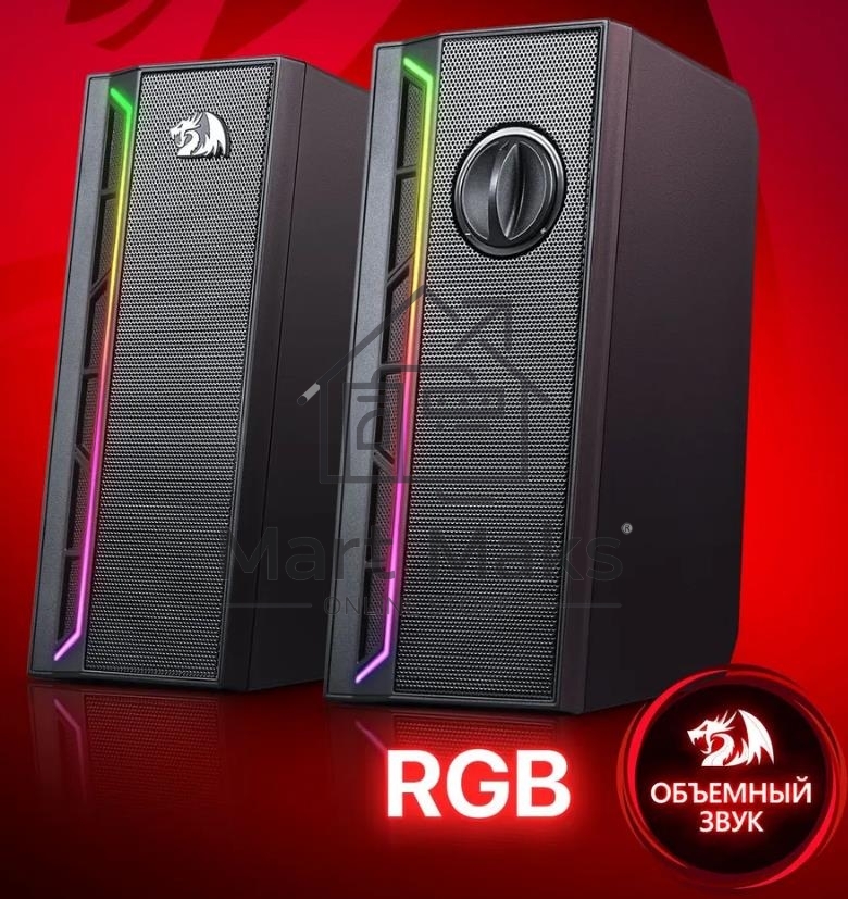 Акустическая система Defender 2.0 CALLIOPE RGB USB 3.5MM REDRAGON