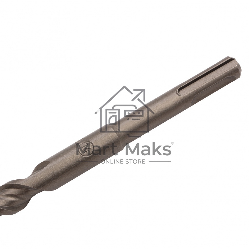Бур по бетону, двойная спираль, Cobalt W-tip, 14x260 мм, SDS PLUS Denzel