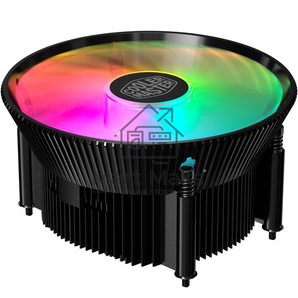Кулер для процессора Cooler Master CPU Cooler A71C черный 120мм алюминий+медь 1800rpm 25db 4-pin 95W 60мм