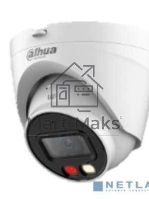 Уличная турельная IP-видеокамера DAHUA DH-IPC-HDW1439VP-A-IL-0360B Smart Dual Light 4Мп, 1/2.9” CMOS, объектив 3.6мм, ИК-подсветка до 30м, LED-подсветка до 20м, IP67, корпус: металл