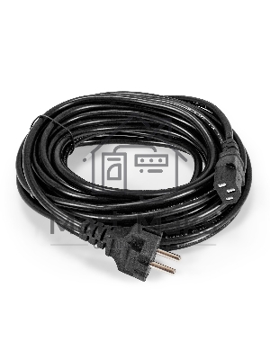 Кабель питания ExeGate Special PC-10S (Евровилка Schuko->C13, 3*1.0мм2, CCA, черный, 10м)