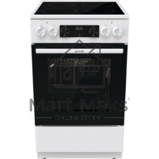 Плита электрическая Gorenje GEC5C61WG белый, конфорок 4 электрических, духовка 70 л, 50 см x 85 см x 59.4 см (без крышки)