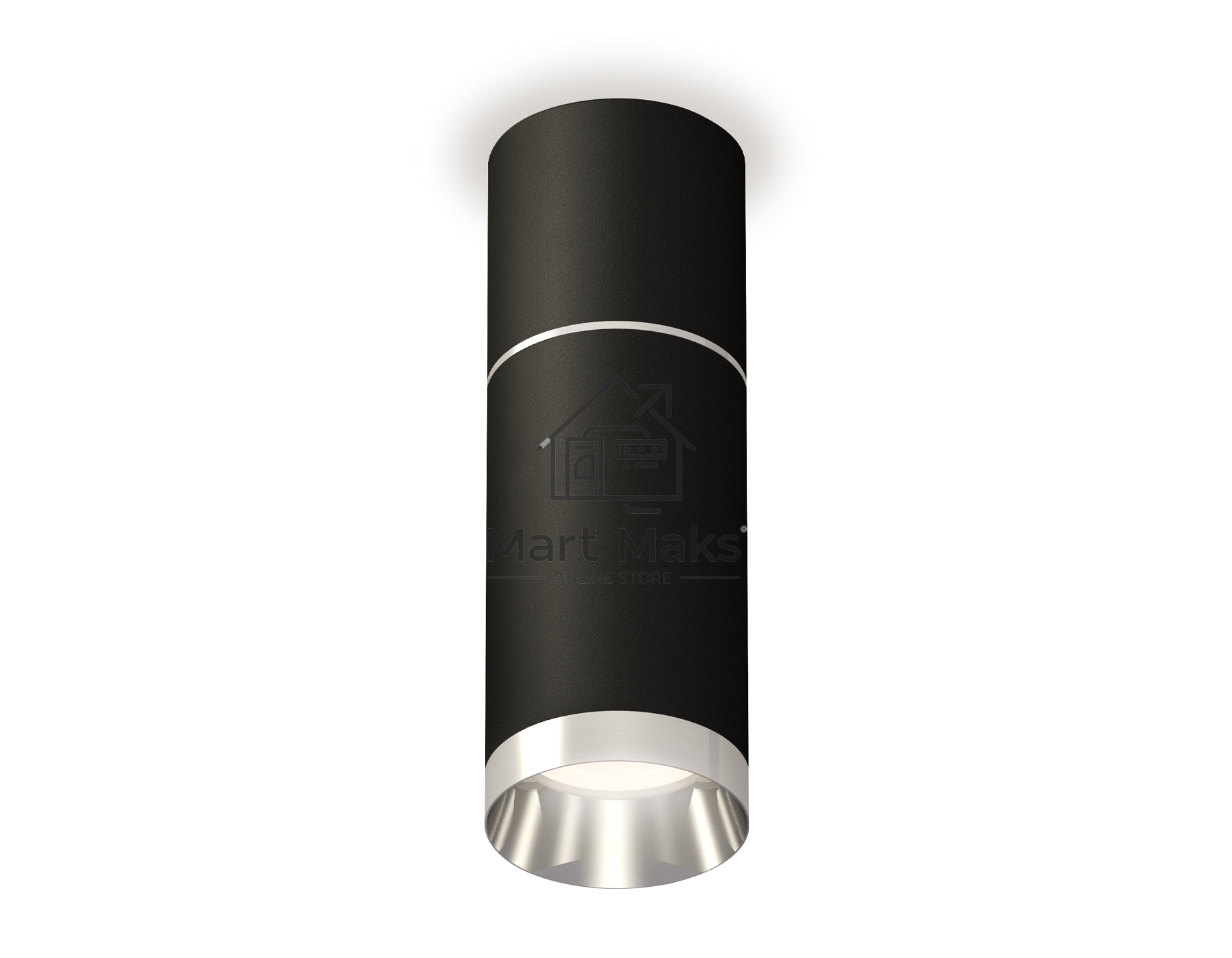 Светильник Ambrella Light XS6323060 SBK/PSL черный песок/серебро полированное MR16 GU5.3 (C6302, A2060, C6323, N6132)