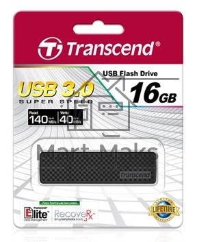 Флешка USB R/W Transcend 16Gb Jetflash 780 TS16GJF780 USB3.0 черный/серебристый