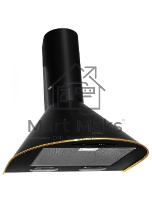 Вытяжка каминная Elikor Эпсилон 60П-430-П3Л черный/золотистый, 60 см, 430 куб. м/ч, 54 дБ