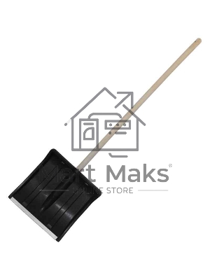 Лопата снеговая Дворик, пластиковая, размер рабочей поверхности 320х358 мм