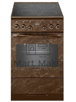 Плита электрическая Gefest ЭП Н Д 5560-03 0054 коричневый, конфорок 4 шт, духовка 55 л, 50 см x 85 см x 58.5 см