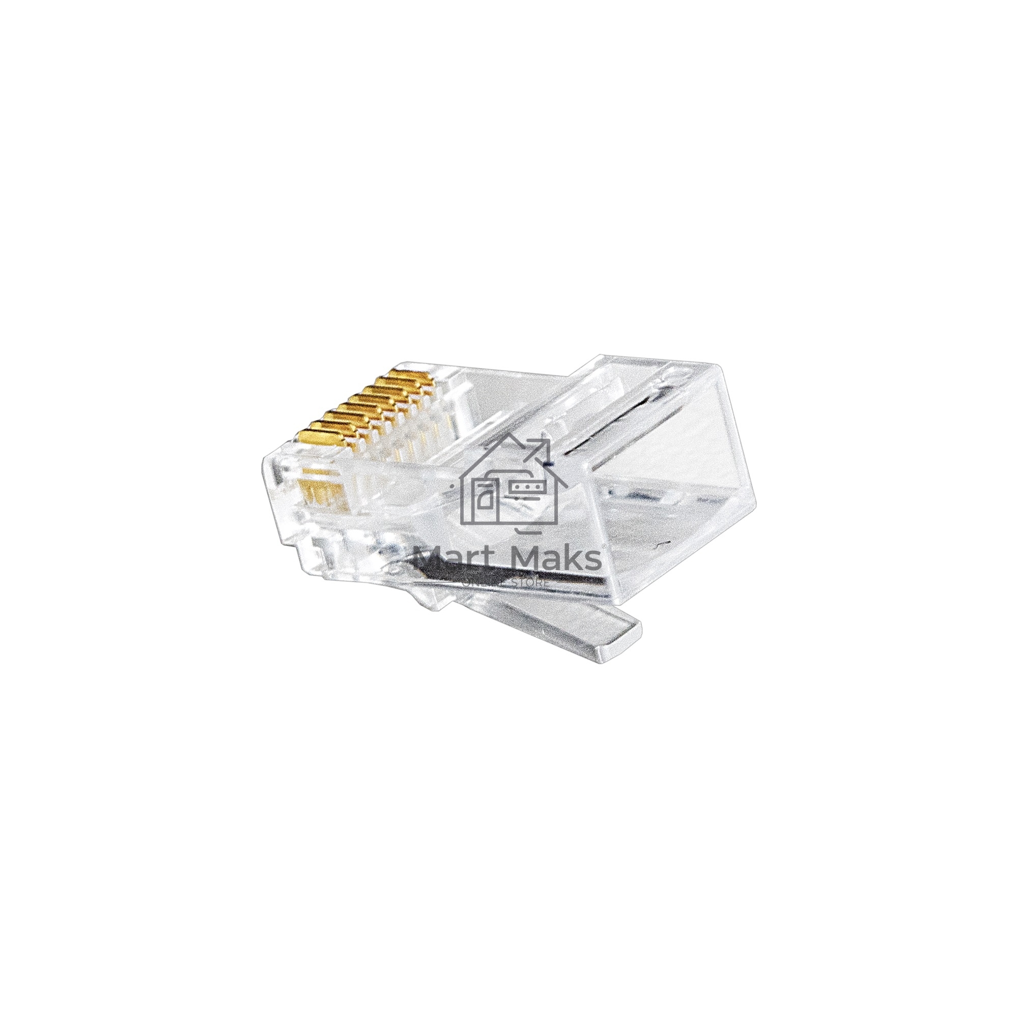 Коннектор RJ-45 Exegate EX283691RUS Кат.6 (8P8C) под одножильный кабель (100шт)