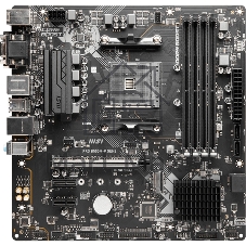 Материнская плата MSI PRO B550M-P GEN3, AM4, AMD B550, 4xDDR4, 4xSATA, 1xM.2, 1xPCI-E 3.0 x16, 2xPCI-E 3.0 x1, 1xDVI-D, 1xHDMI, 1xVGA, 1x1Gb LAN, 4xUSB 2.0, 4xUSB 3.2 Gen 1, 3x3.5 мм, 7.1, Micro-ATX