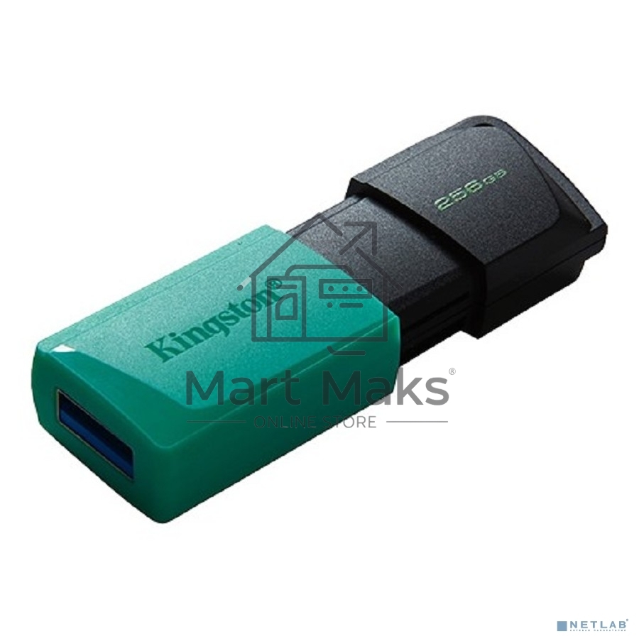 Флешка USB R/W R/W Kingston 256Gb DataTraveler DTXM DTXM/256GB USB3.2 черный/зеленый